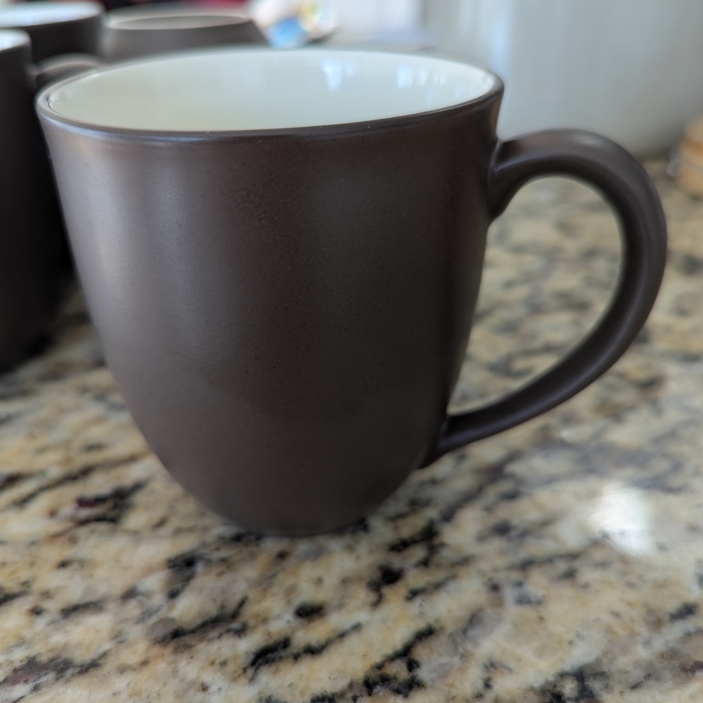 Elegant Brown Ceramic Mug
